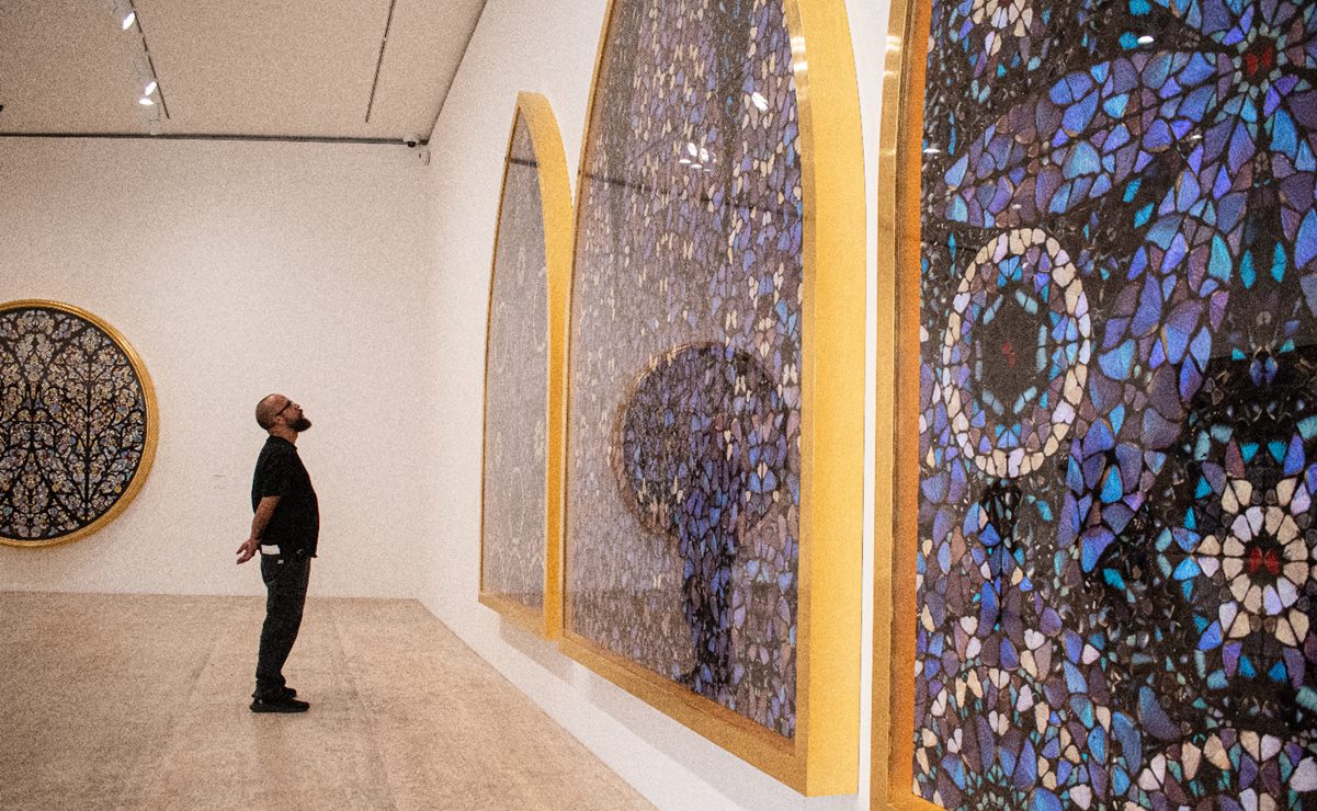 Las tensiones entre el horror y la belleza de Damien Hirst llegan al Museo Jumex