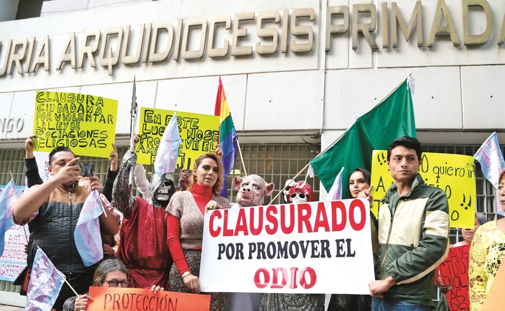 Iglesia católica pide sancionar protesta en Curia Arzobispal