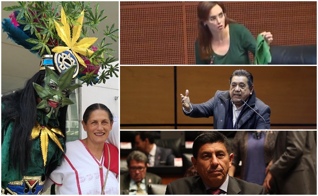 Las mil y un puntadas de los senadores de Morena