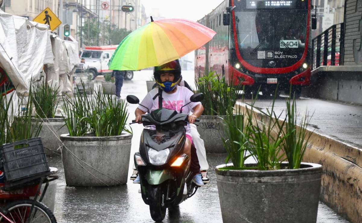 ¡No olvides el paraguas! Pronostican lluvia en 13 alcaldías de la CDMX este lunes 22 de abril