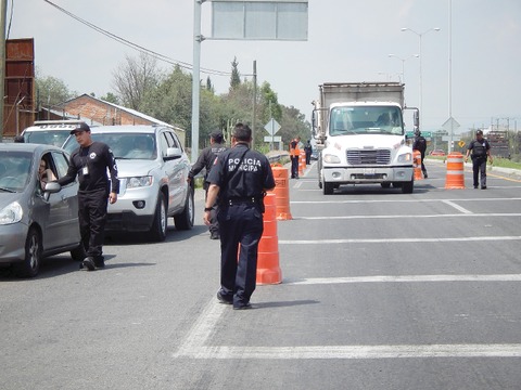 Vigiliancia policiaca en SJR