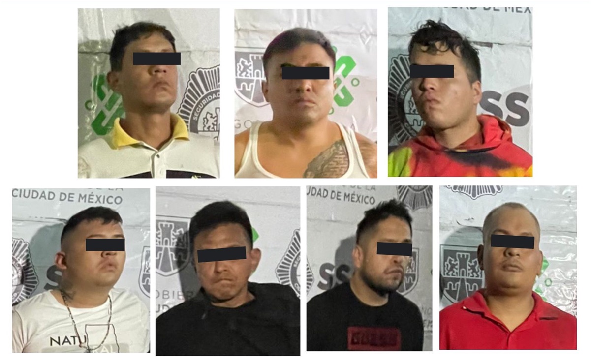 Caen siete secuestradores que operaban en CDMX y Edomex; liberan a víctima durante operativo