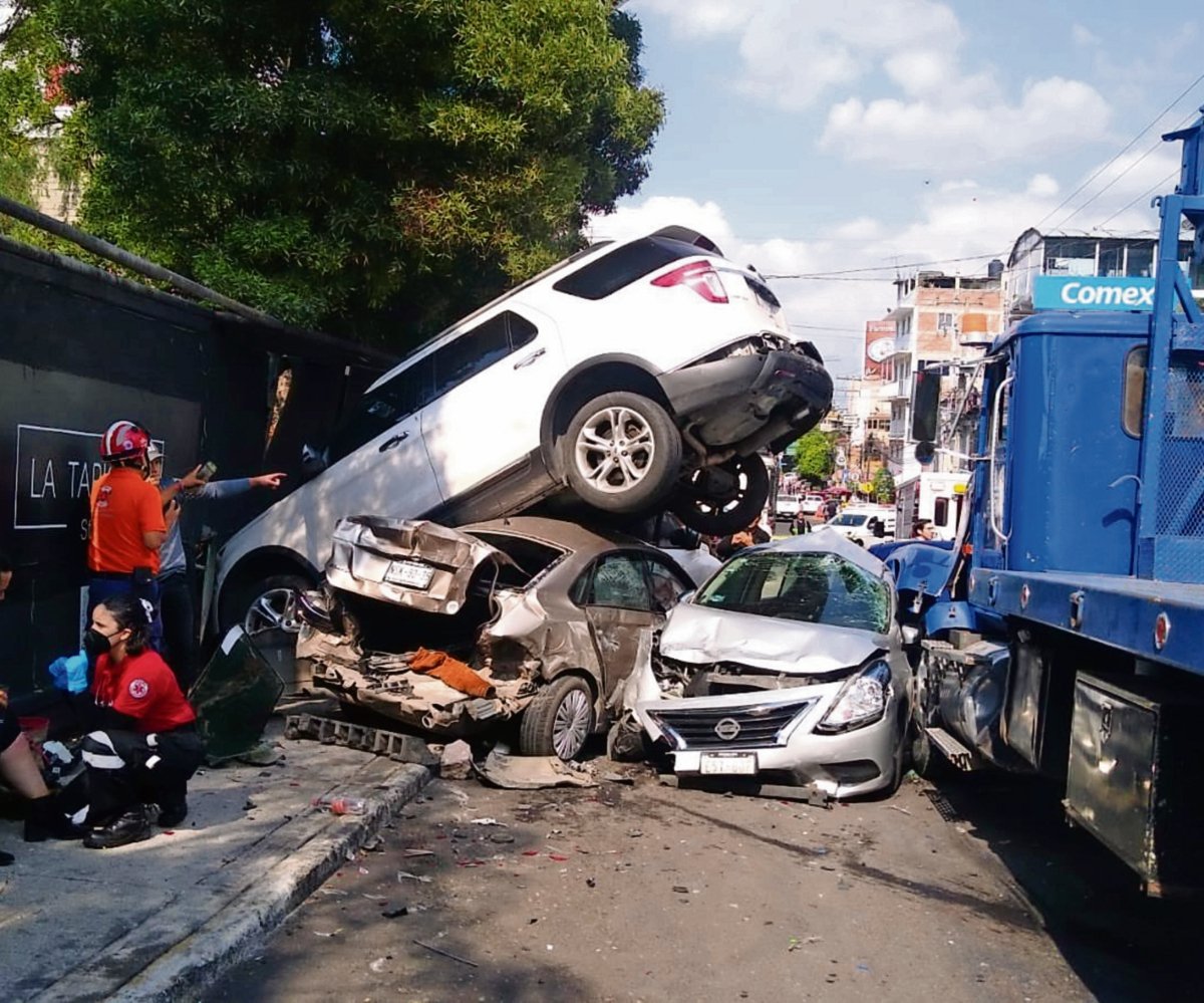 Aumentan los accidentes viales en la CDMX