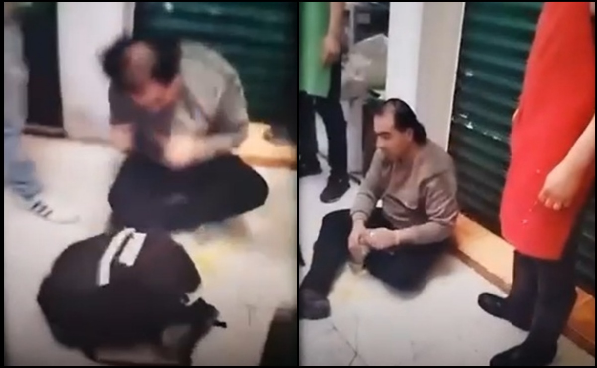 Detienen y golpean a presunto pedófilo en mercado de San Luis Potosí