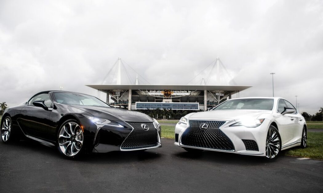 Lexus se asocia a los Delfines de Miami para ser el auto oficial del equipo