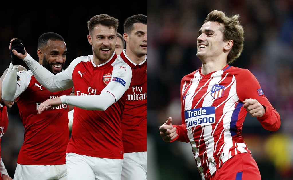 Atlético, Arsenal, Leipzig y Lazio están a un paso de semifinales 