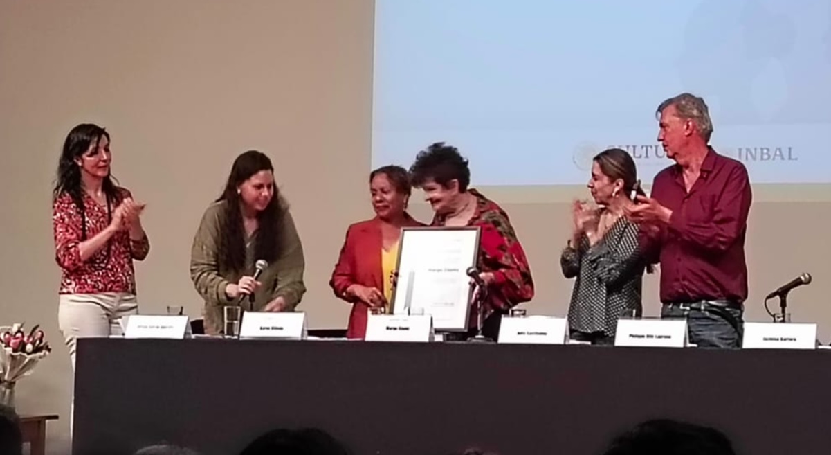 Homenajean a Margo Glantz, protagonista de la literatura mexicana, en Bellas Artes