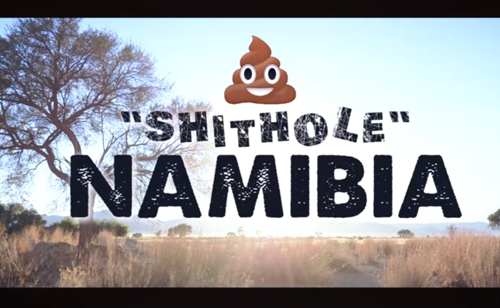 "Bienvenidos al país de mierda número uno": Namibia se burla de Trump