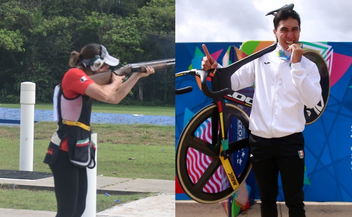 ¡Leyendas! México gana más medallas de oro en las competencias de skeet femenil y ciclismo en San Salvador 2023 
