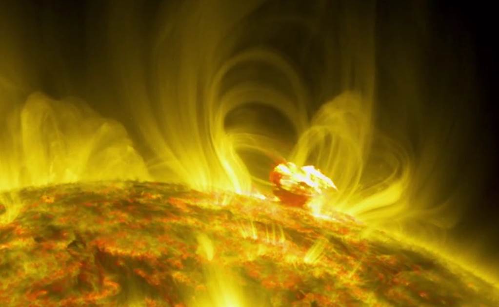 NASA capta impresionante erupción solar