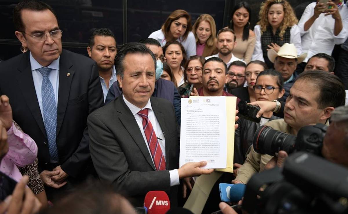Cuitláhuac García presenta ante FGR denuncia penal contra dos jueces federales por presunta corrupción