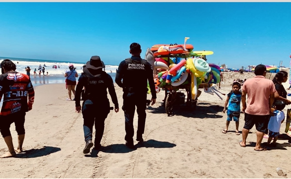 8 turistas rescatados en playas de Sinaloa durante el fin de Semana Santa
