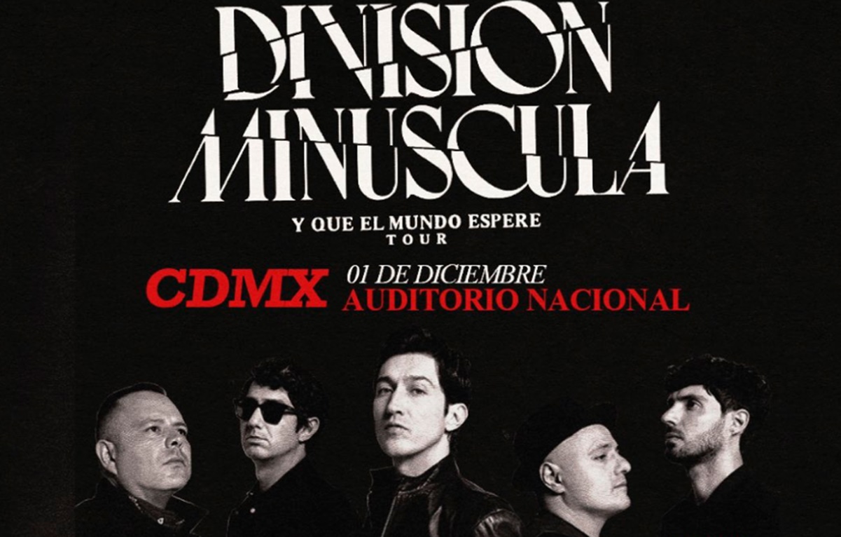 División Minúscula anuncia concierto en el Auditorio Nacional