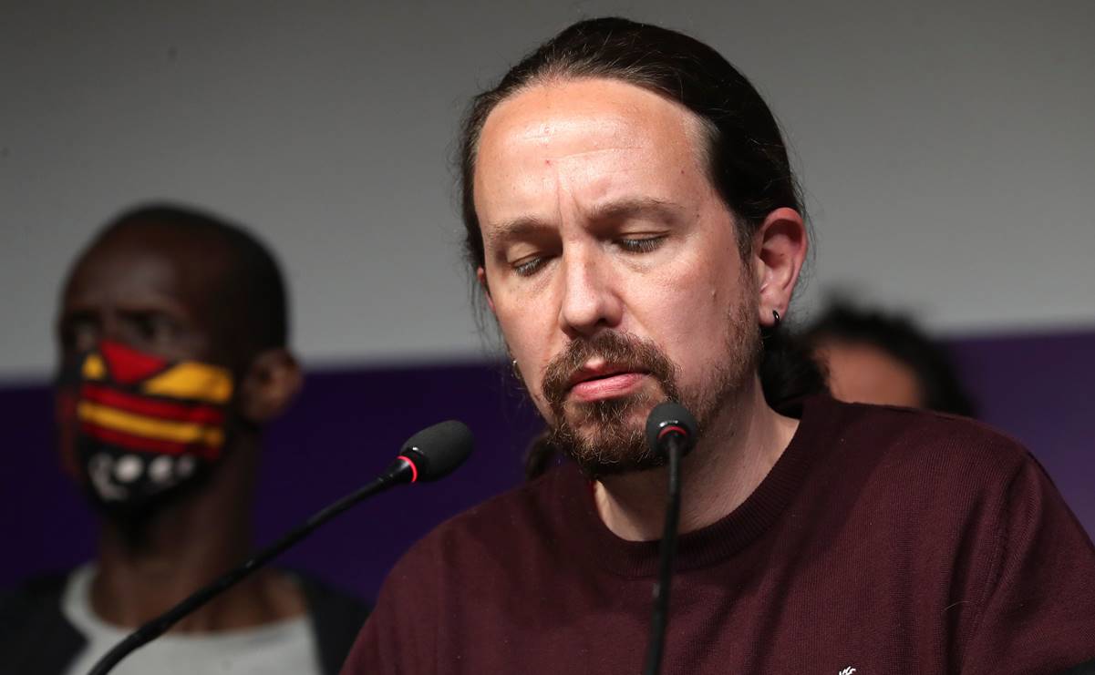 Pablo Iglesias deja la política tras derrota en elecciones de Madrid