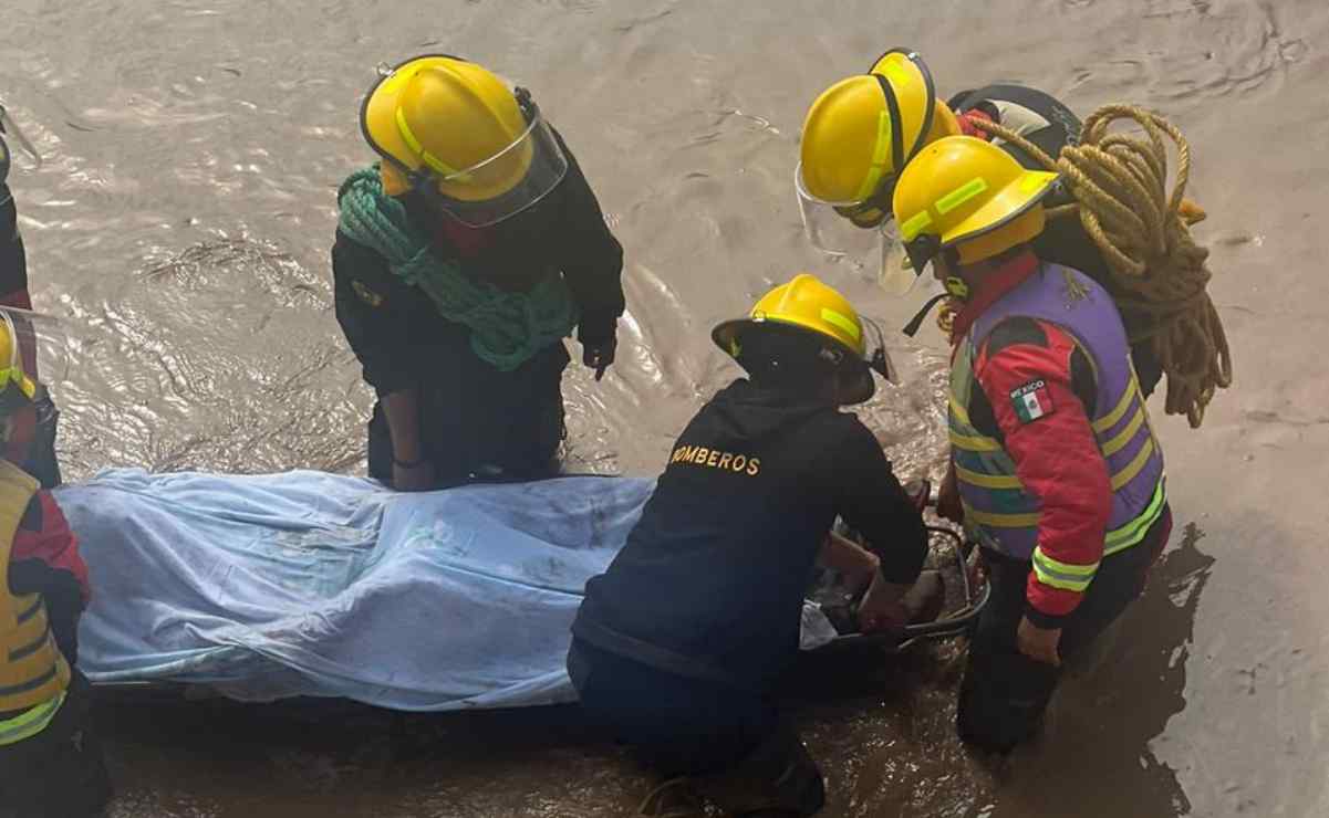 Rescatan cuerpo de hombre que cayó a un río en Tulancingo