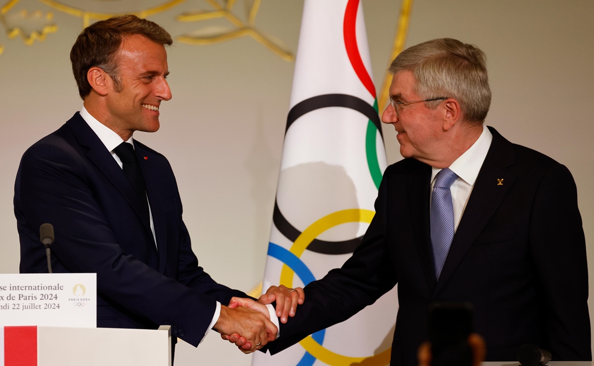 Francia está "lista" para acoger los Juegos Olímpicos de París 2024, afirma Macron