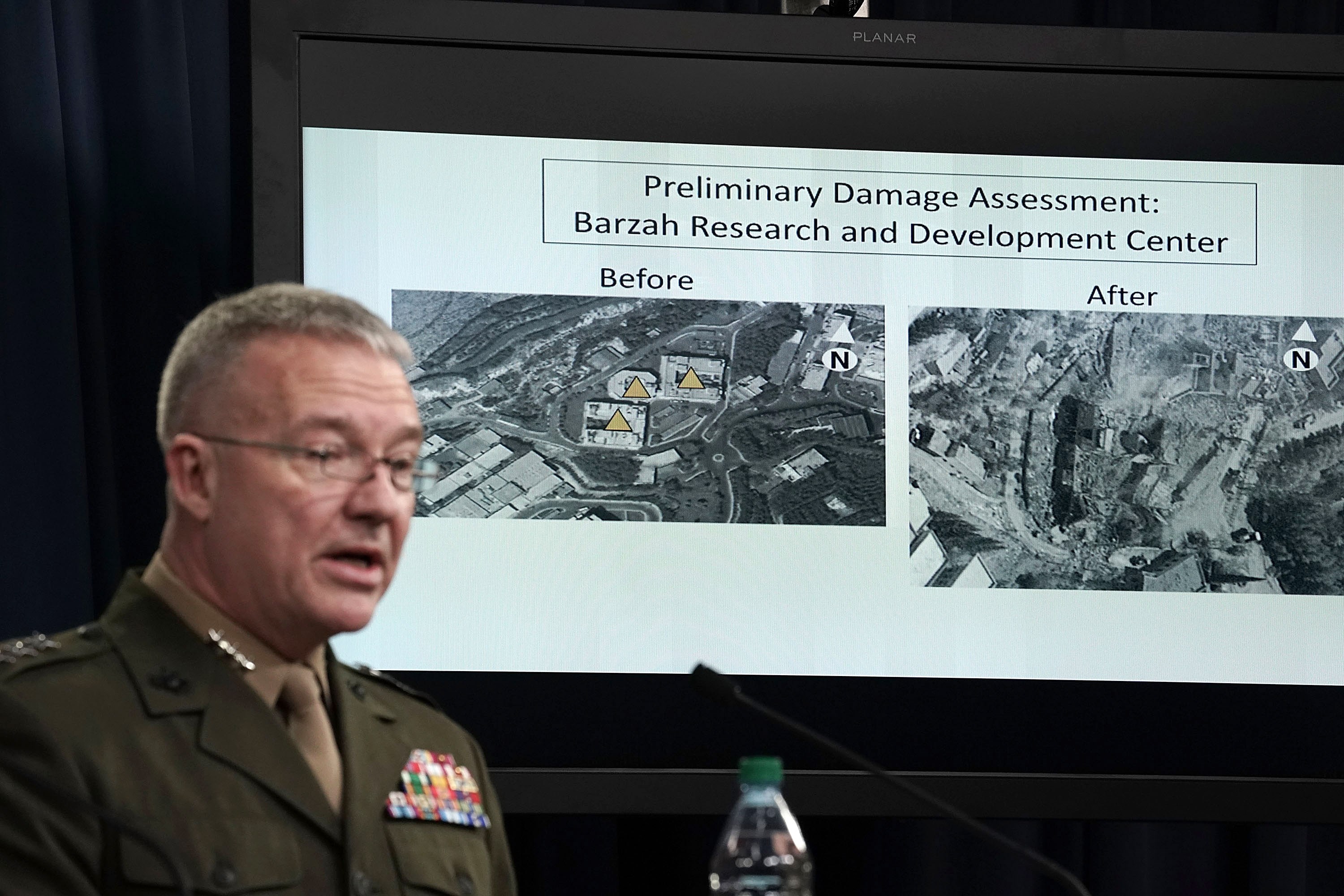 Pentágono asegura que alcanzó "con éxito" todos sus objetivos en Siria