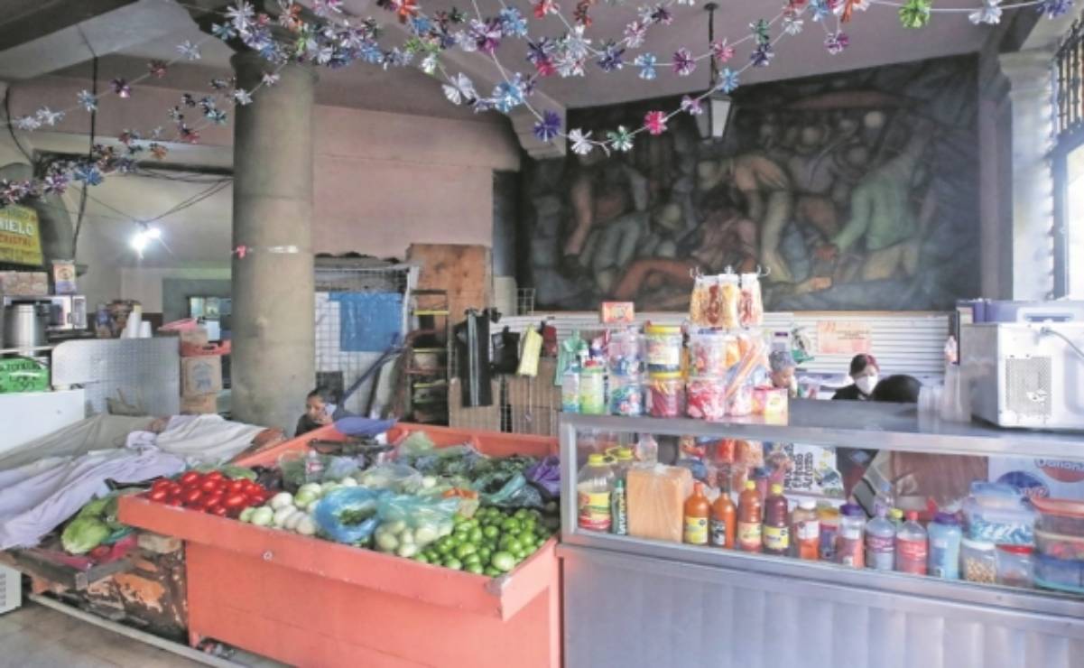 Atenderán murales del mercado Abelardo Rodríguez, informa Secretaría de Cultura local 