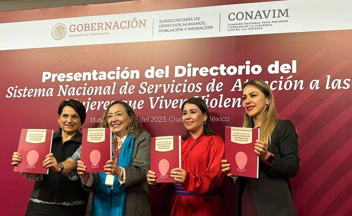 Presenta Segob directorio de servicios para atender a mujeres víctimas de violencia