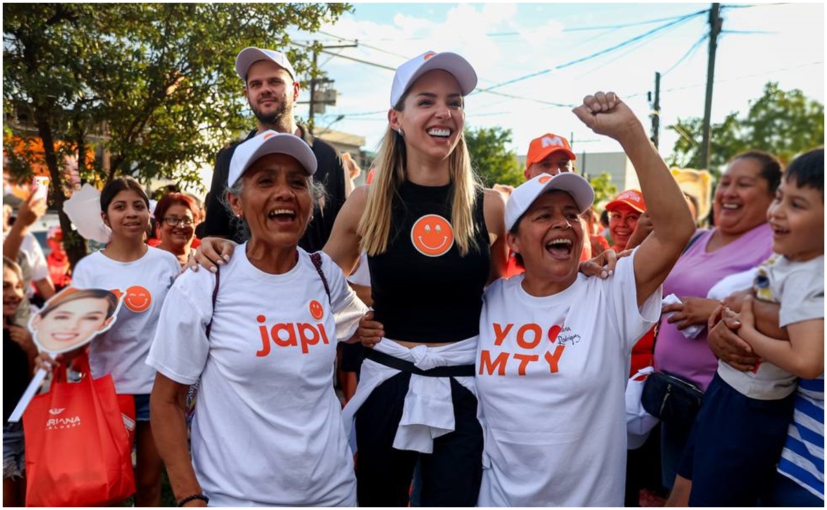 Mariana Rodríguez asegura que oponentes en la alcaldía de Monterrey sólo "han exprimido al municipio"