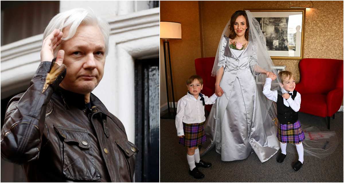 Boda en la cárcel: Julian Assange, de WikiLeaks, se casa con Stella Moris, quien lució un vestido de Vivienne Westwood