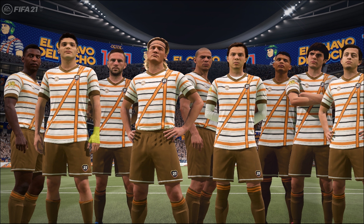 El 'Chavo del 8' llega al FIFA 21; leyendas presumen su uniforme