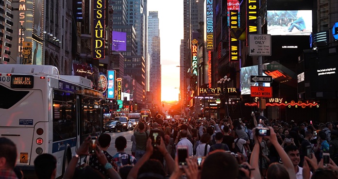 Prepárate para ver el Manhattanhenge en julio de 2019