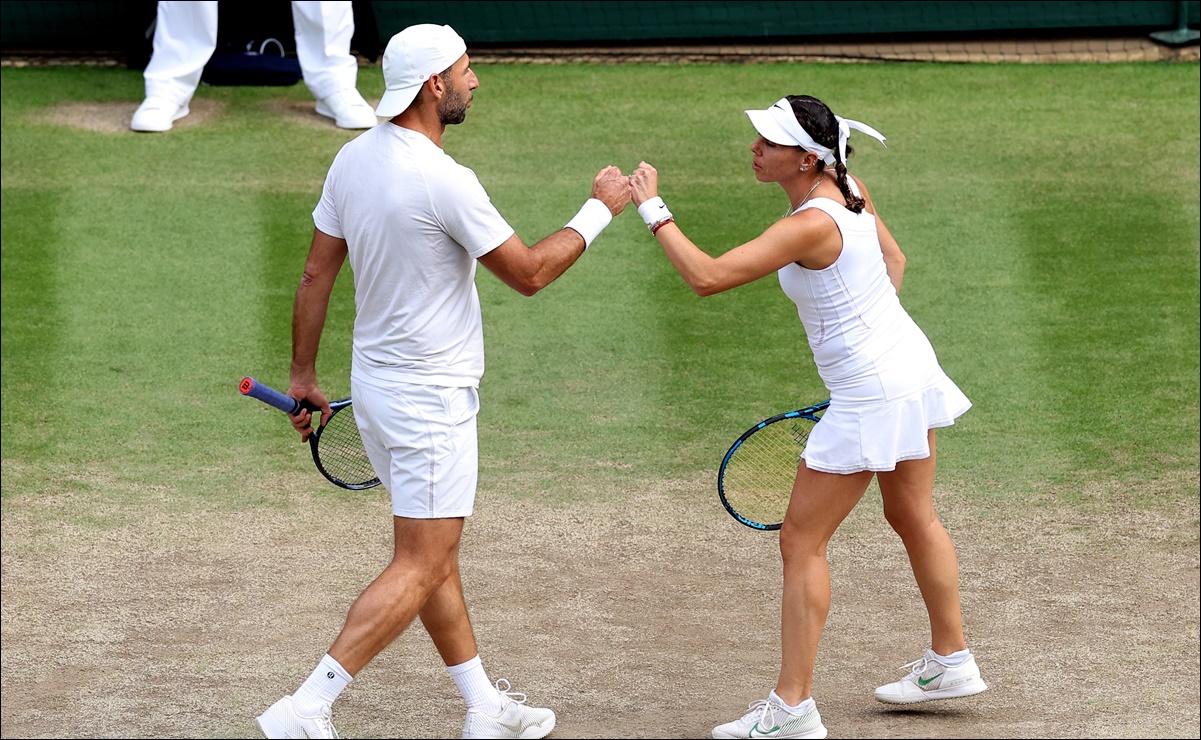 Los mexicanos Giuliana Olmos y Santiago González jugarán la Final de Dobles mixtos en Wimbledon