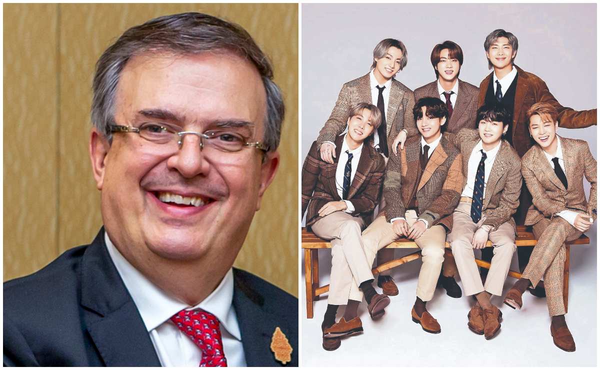 Marcelo Ebrard revela su canción preferida de BTS