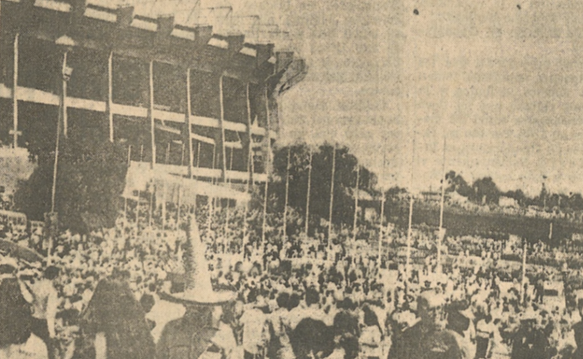 Toneladas de basura, peleas por boletos y propaganda política: así fue la inauguración del Mundial México 70