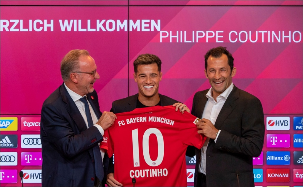 Espero estar muchos años y ganar títulos en el Bayern: Philippe Coutinho