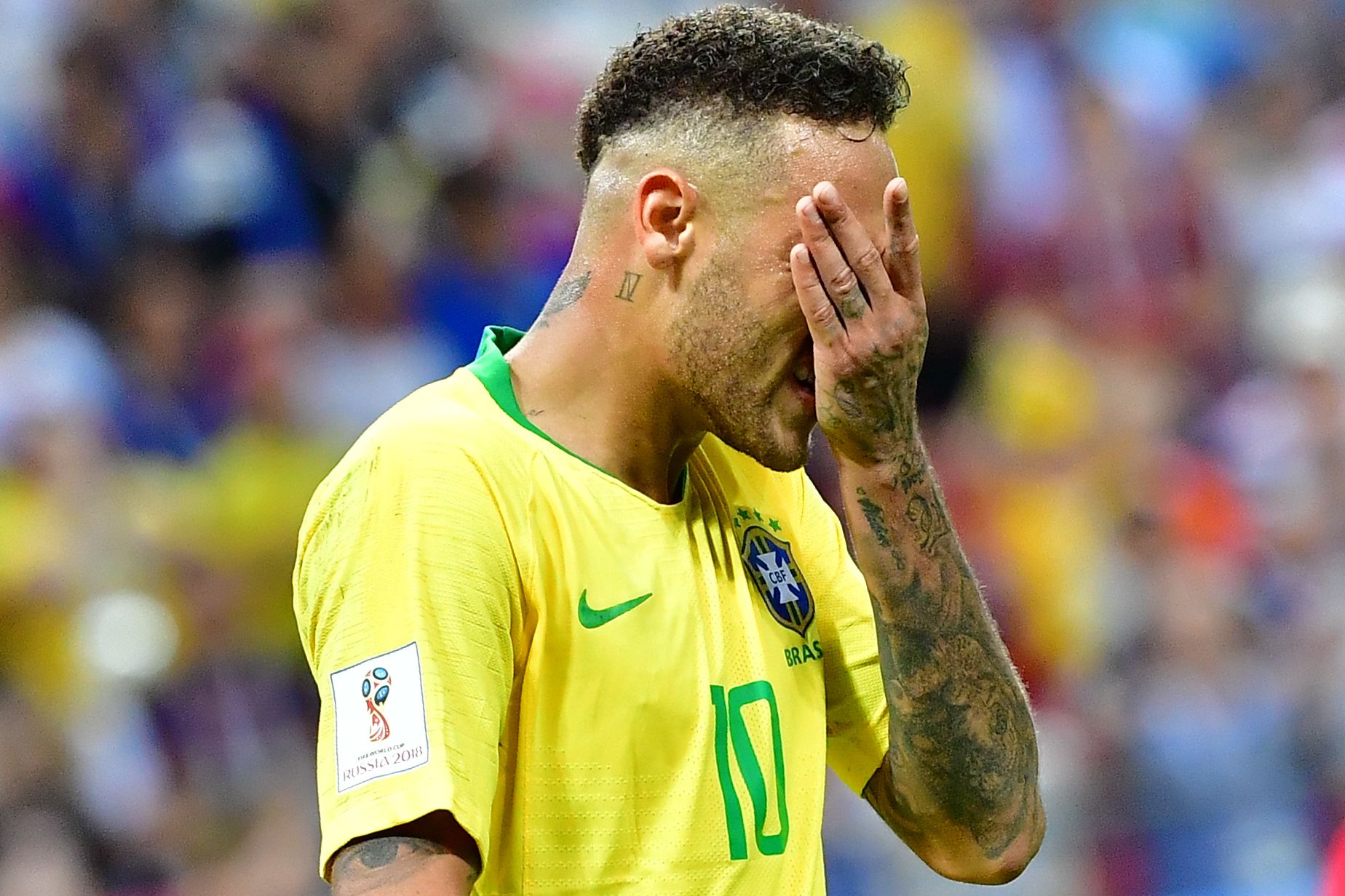 Neymar admite que exageró durante el Mundial 2018