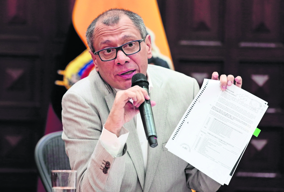 Exhorta PAN a cancillería mexicana a no ser "refugio de delincuentes" en el caso del exvicepresidente de Ecuador, Jorge Glas  