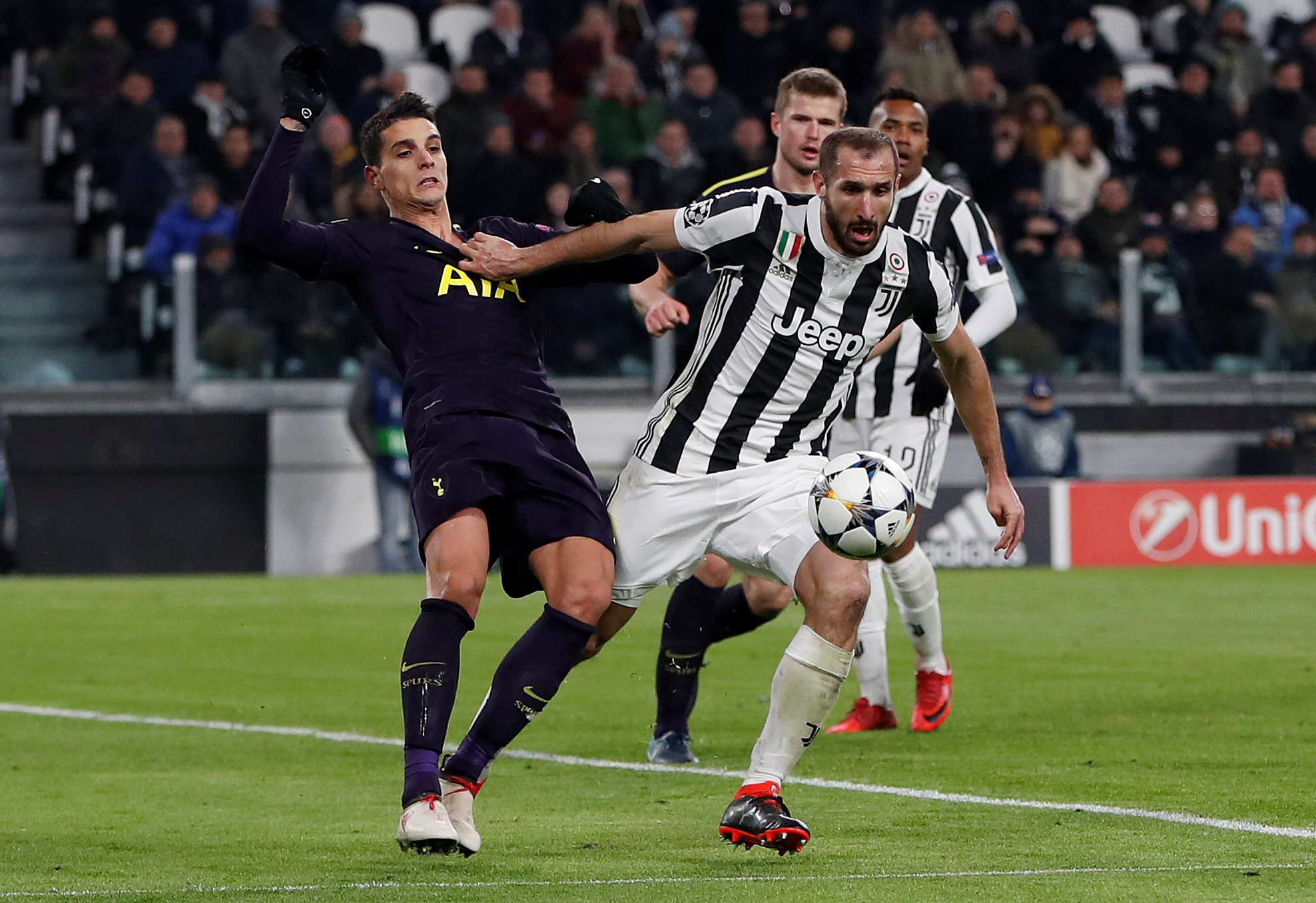  Juventus se dejó empatar por el Tottenham en Champions League 