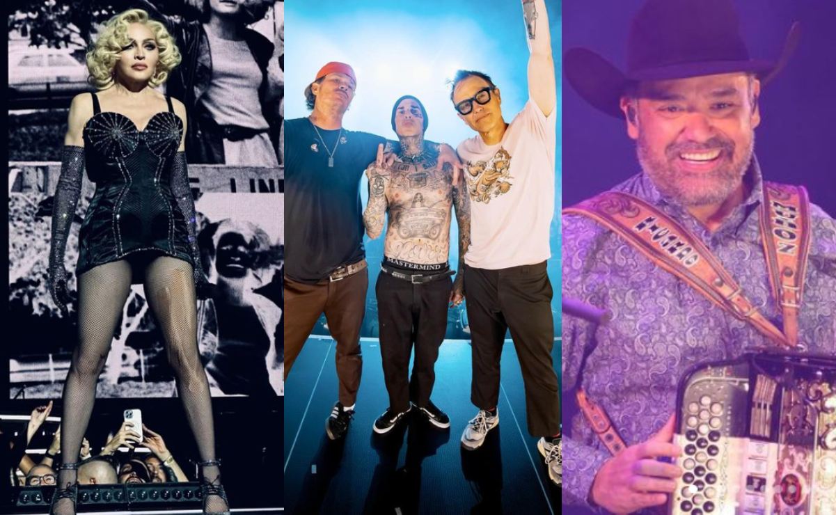 Madonna, Blink-182 e Intocable; la cartelera musical de la CDMX en abril