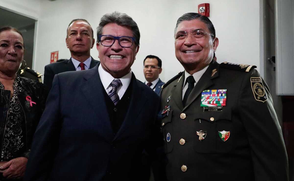 “Tengo confianza en el general Sandoval”, dice Ricardo Monreal 
