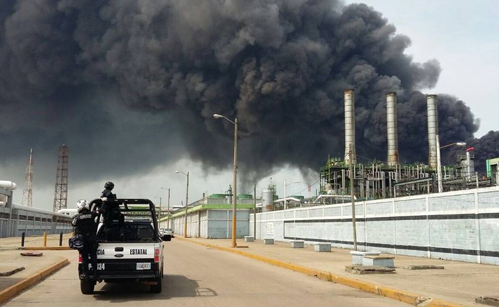 Registran explosión en petroquímica de Veracruz