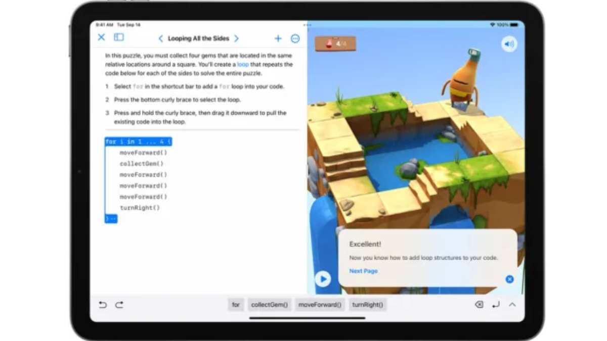 Apple ya permite programar apps desde el iPad con Swift Playgrounds 