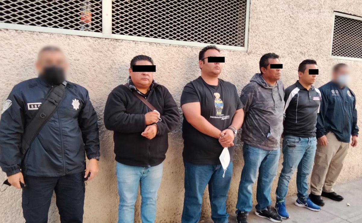 Catean predio de venta de autos robados en Coyoacán; hay 4 detenidos 
