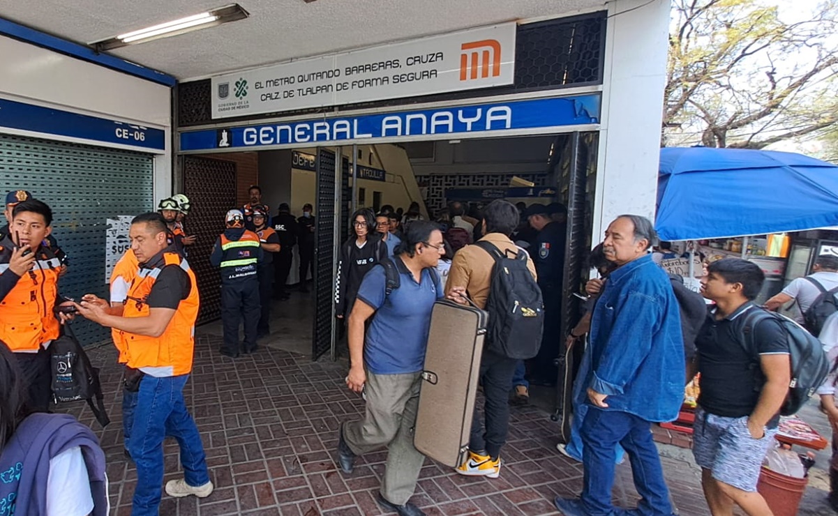 Hombre muere arrollado por convoy del Metro en la estación General Anaya