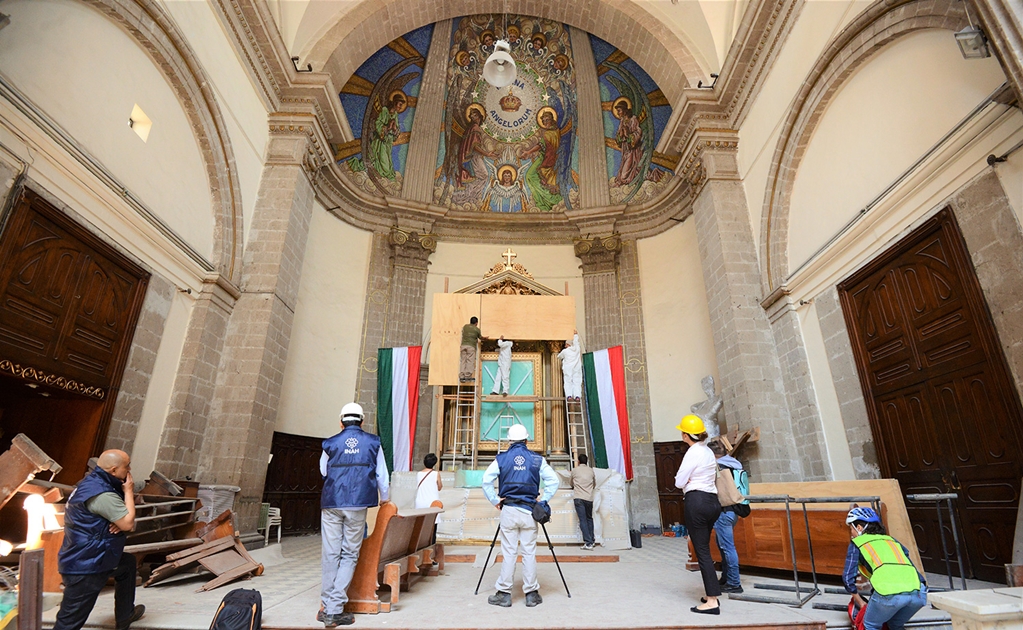 Aseguran que Templo de Nuestra Señora de los Ángeles, de la Guerrero, estaba afectado desde sismo del 85