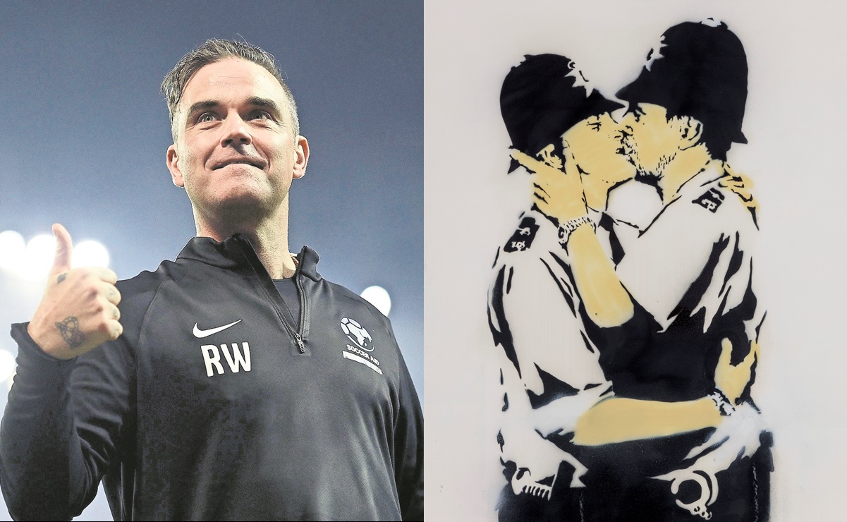 Los Banksy de Robbie Williams, a subasta