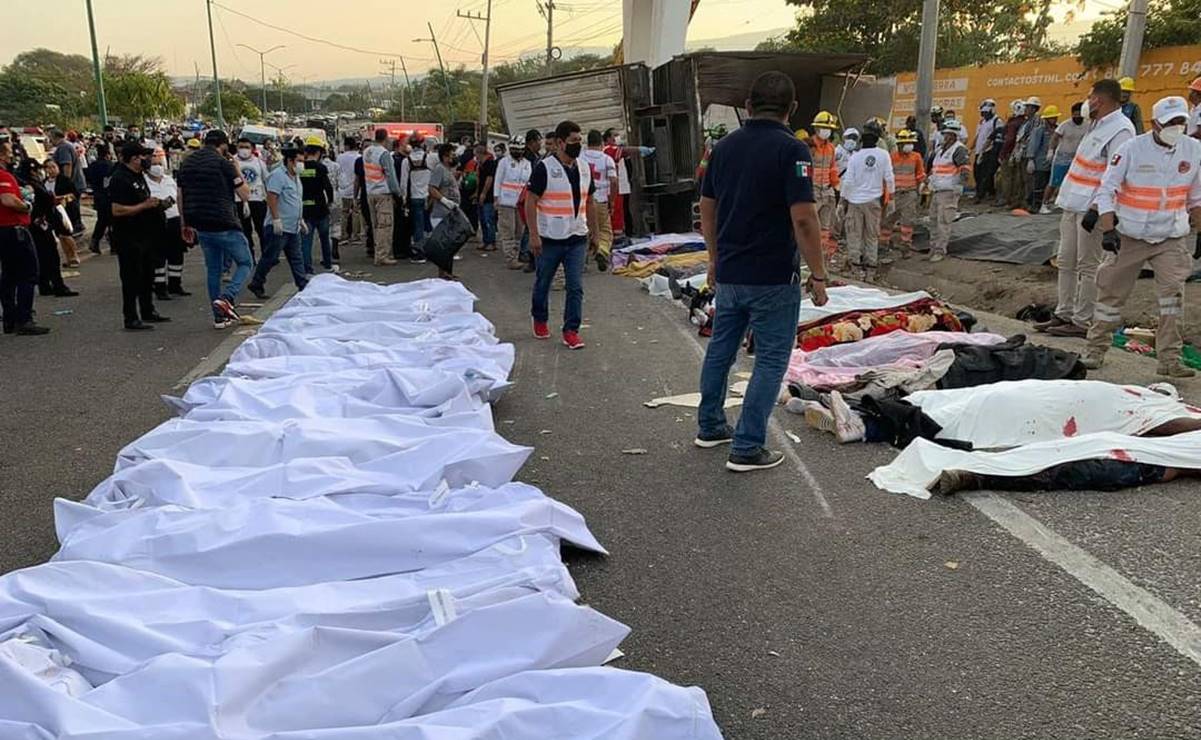 Buscan repatriar primer cuerpo de migrante fallecido en accidente de Chiapas