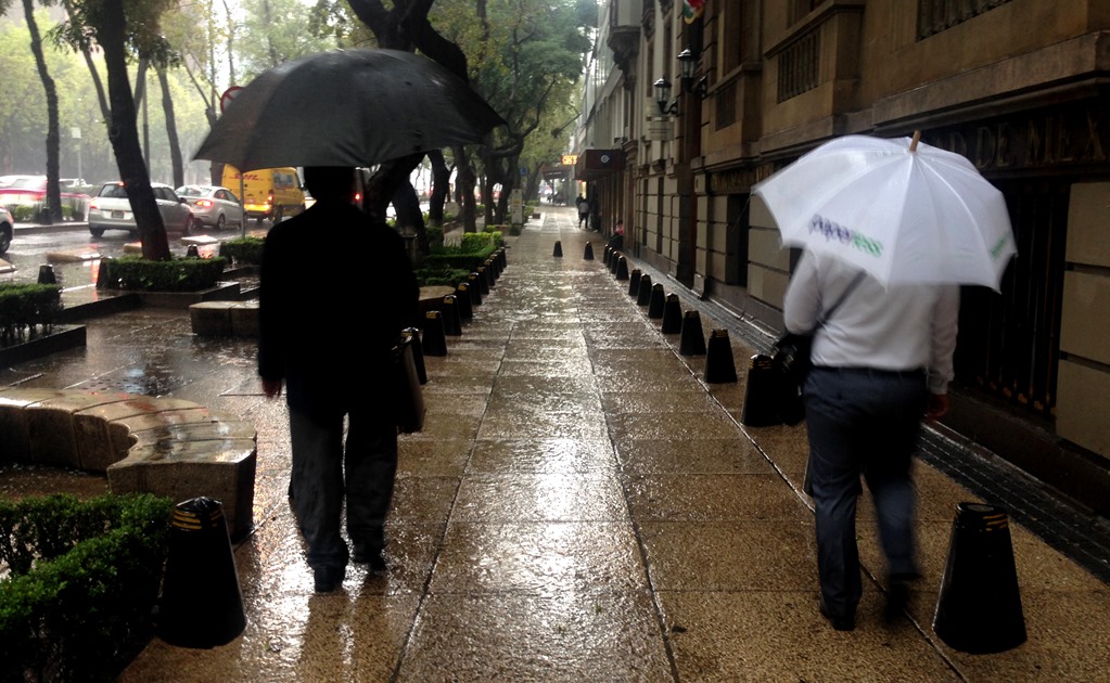 Llueve ​en cinco delegaciones de la CDMX