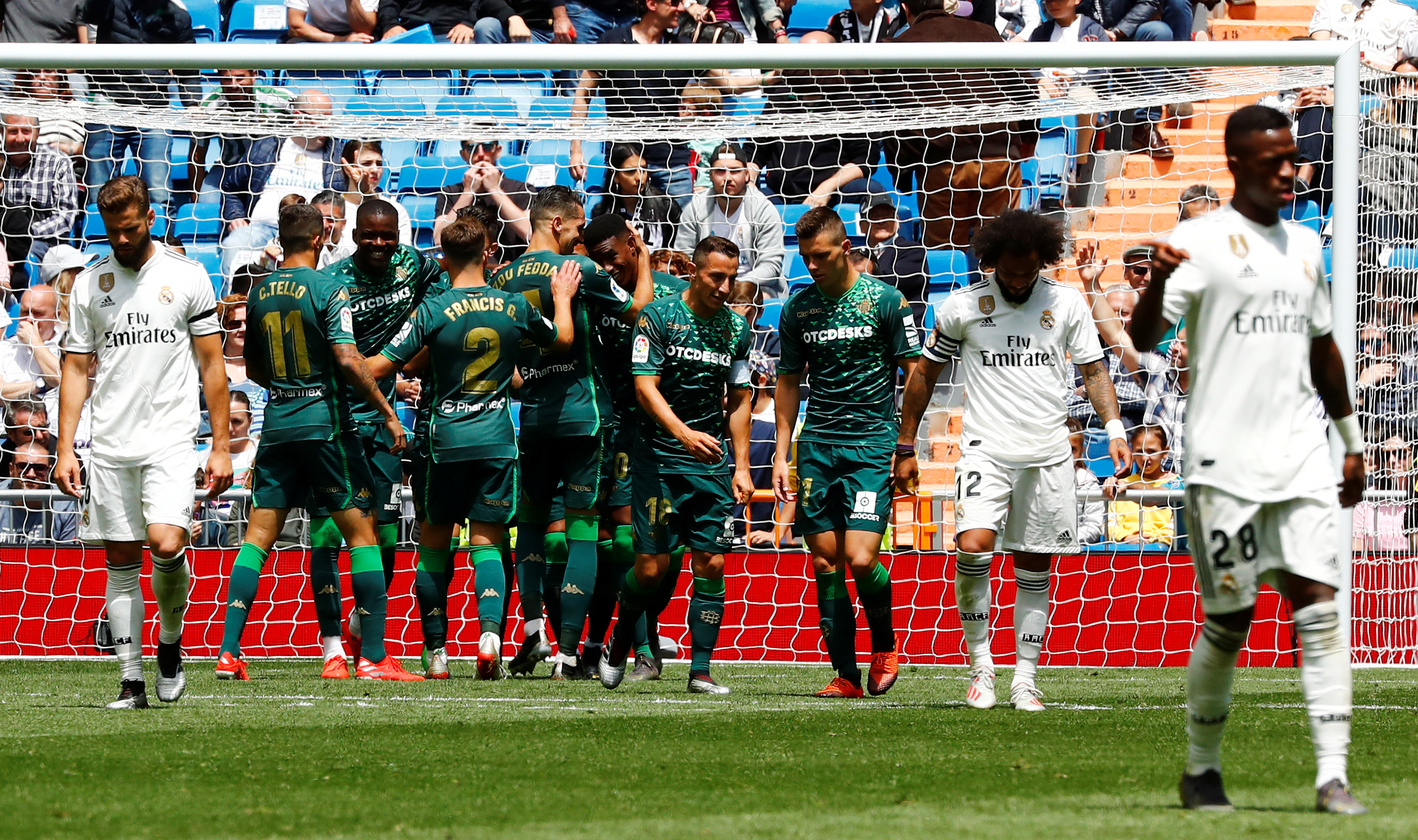 Final de vergüenza para el Real Madrid, pierde contra el Betis