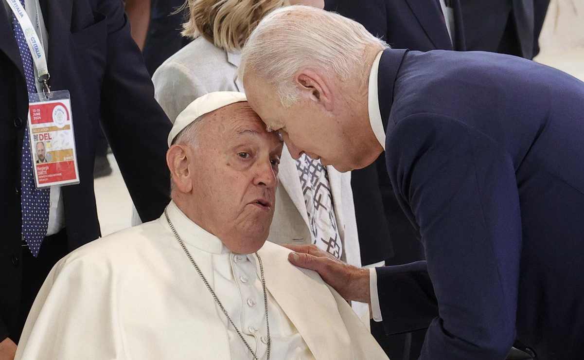 Cumbre del G7: Biden y el papa Francisco tienen "un encuentro cálido" en Italia 