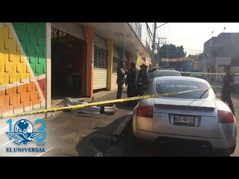 Balacera en mercado de Iztapalapa deja dos muertos y dos heridos