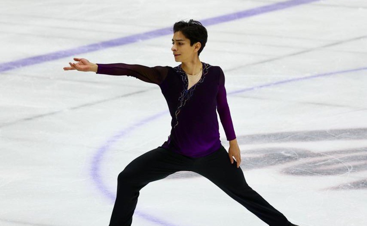 El patinador Donovan Carrillo gana medalla de plata, pese a que la aerolínea perdió su equipaje 