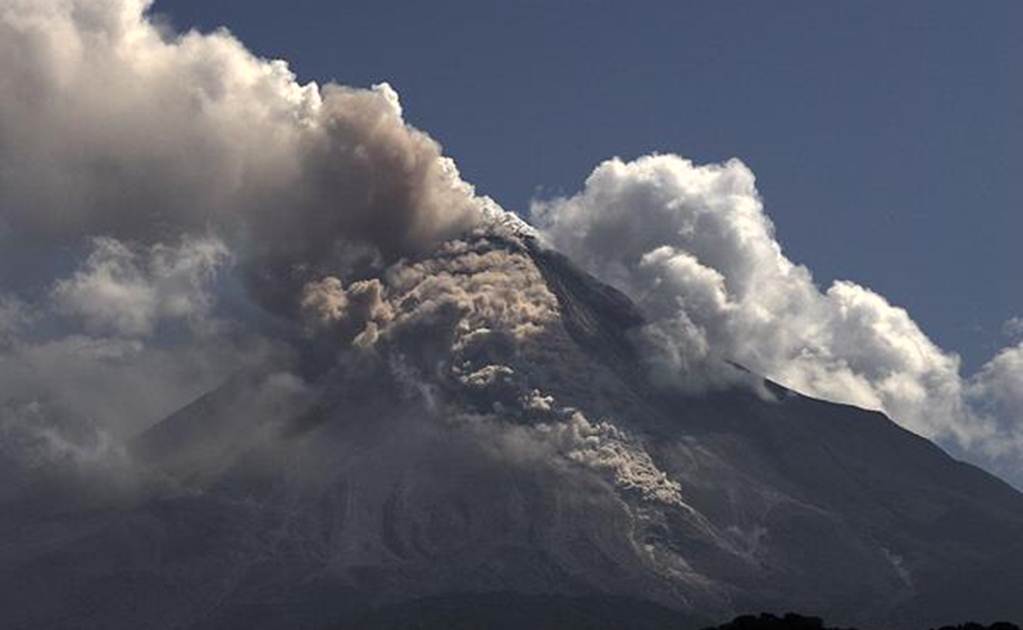 Volcán de Colima, el más activo de México