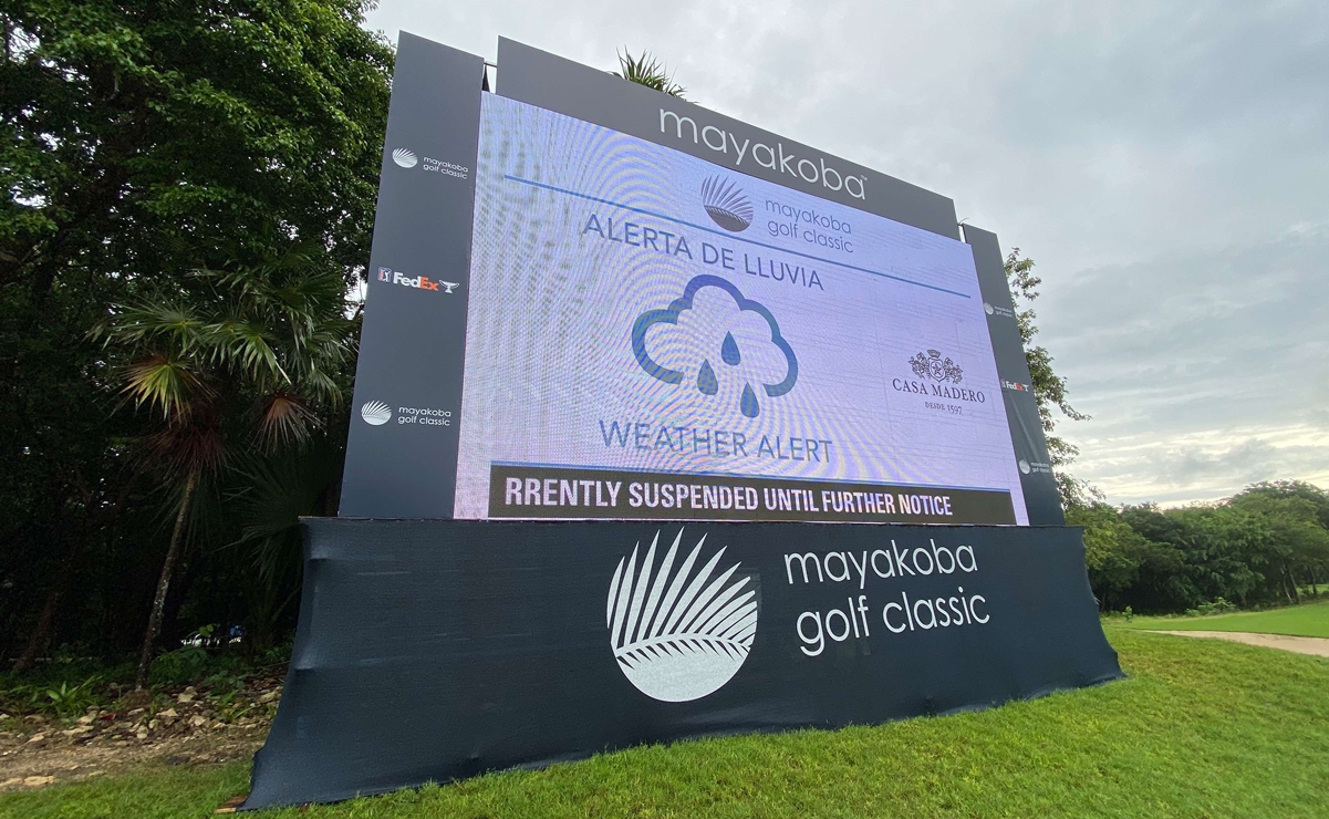 Fuertes lluvias afectan primera ronda del Mayakoba Classic